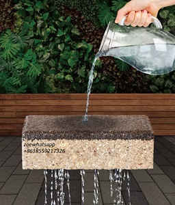 Pavé de briques perméables à l'eau en béton céramique écologique/pavé extérieur, pavé extérieur - Product Image 2