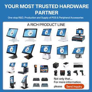 Caisse enregistreuse tactile à écran tactile de 21,5 pouces à montage mural avec Windows 10 et fonction NFC pour les magasins de proximité et la vente au détail - Product Image 6