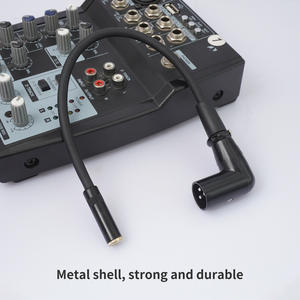 Haute qualité 3 broches <span class=keywords><strong>XLR</strong></span> mâle à 3.5mm <span class=keywords><strong>Mini</strong></span> câble Audio <span class=keywords><strong>Jack</strong></span> stéréo câble DMX pour projecteur caméra voiture avec connecteur RCA - Product Image 3