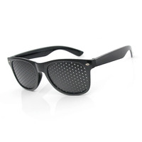 Lunettes d'exercice unisexe portables à petits trous corrigeants pour la vision, protection oculaire, promotionnelles OEM