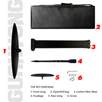 Nouveau ART V2 939 Mât en carbone pour Kitesurf, Foil de kitesurf, Planche de surf pour sports nautiques, Planche électronique Downwind, Ailes, Hydrofoil océanique