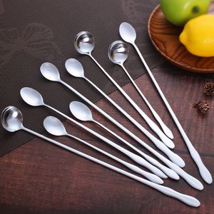 DFU0195 Cuchara de degustación para chef, de acero inoxidable, con mango largo, cuchara para té, cuchara larga para miel, cuchara para mezclar bebidas en bar, cuchara para mezclar vino - Product Image 6