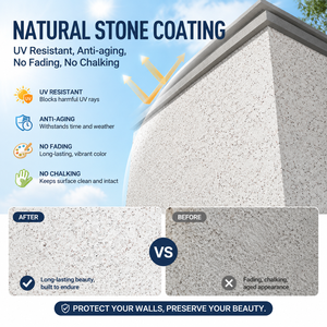Pintura de Aspecto Natural con Acabado Similar a la Piedra <span class=keywords><strong>para</strong></span> Decoración de Paredes de Jardín - Product Image 5