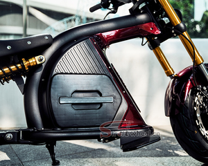 Scooter électrique Citycoco homologué EEC, 2 roues, homologué pour la route, moteur 4000w, batterie 72V 40Ah, puissance 80km/h vitesse maximale - Product Image 6