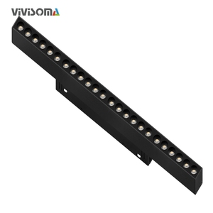 MT4200320 Rail lumineux magnétique intelligent en aluminium fin, moderne, encastré, monté en surface, DC48V, 6W-45W, pour salon, chambre à coucher - Product Image 4