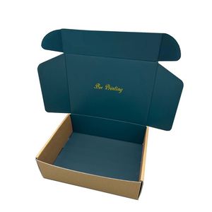 Cajas de envío de cartón reciclado impresas con logotipo personalizado, tira de rasgado con cremallera, correo de papel corrugado de comercio electrónico para imán de piel de Perfume - Product Image 6