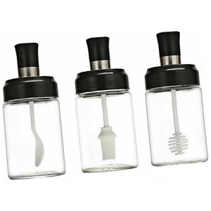Wholesale <b>Kitchen</b> Supplies Seasoning Bottles Household Glass Bottles Oil <b>Pots</b> Cross-border Commercial Creative Seasoning Bottles - Product Image 1