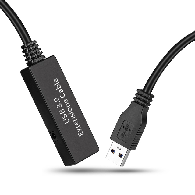 Active Usb 3.0 Type a Male to Female Extension Cable With Signal Amplifier 5M 10M 15M 20M 25M 30M for Stable Data Transfer