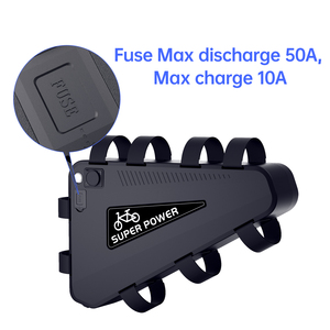 Batterie triangulaire 48V 40Ah, pack de batteries pour vélo électrique 52V 30Ah 60V, batteries lithium-ion 18650 pour vélo électrique - Product Image 4