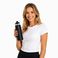 Bouteille d'eau isotherme parfumée, vente en gros directe usine, logo personnalisé, qualité alimentaire sans BPA, pour l'école, le bureau, le sport