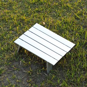 Outdoor <b>Folding</b> <b>Table</b> Portable Camping <b>Table</b> 39.5x28.5x12.5cm Aluminum Alloy Lightweight Rectangular Picnic Use - Product Image 1