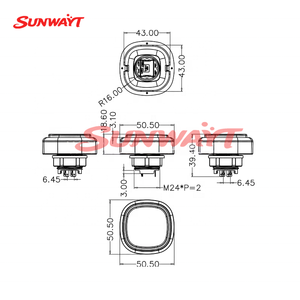 Boutons poussoirs d'arcade 50*50mm 12 Volts LED, directement de l'usine - Product Image 6