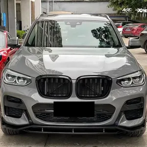 สตาร์นาฟ M Sport สำหรับ X3 G01 X4 G02 M40i M40d ปี 2017-2021 ชุดแต่งรถยนต์ 4 ชิ้น สปอยเลอร์ลิ้นกันชนหน้า ดิฟฟิวเซอร์ บอดี้คิท - Product Image 1