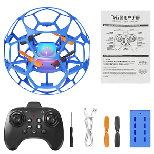 โดรนฟุตบอล SJY-L5 2.4G RC สำหรับแข่งขัน พร้อมระบบป้องกัน 3 มิติ ควบคุมความสูงด้วยแรงดันอากาศ มอเตอร์แบบไร้แปรงถ่าน ควบคุมด้วยรีโมทคอนโทรล สำหรับผู้ใหญ่ - Product Image 3