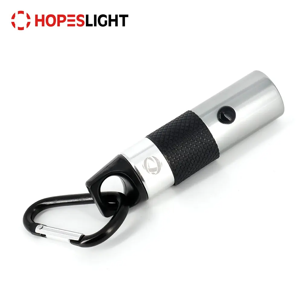 Small order mini led flashlight key chain round key chain flashlights led travel led mini key ring torch