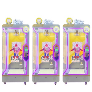 Wholesale <b>Coin</b>-Operated English Scissors Doll Crane Claw Cut Rope Prize Pink Date Toy Cutting Game Machine - Product Image 2