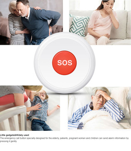 Botón de Emergencia Inteligente para el Hogar, para Personas Mayores, con Monitoreo en Tiempo Real a través de Aplicación, Color Blanco, Alarma SOS con WiFi Tuya - Product Image 3