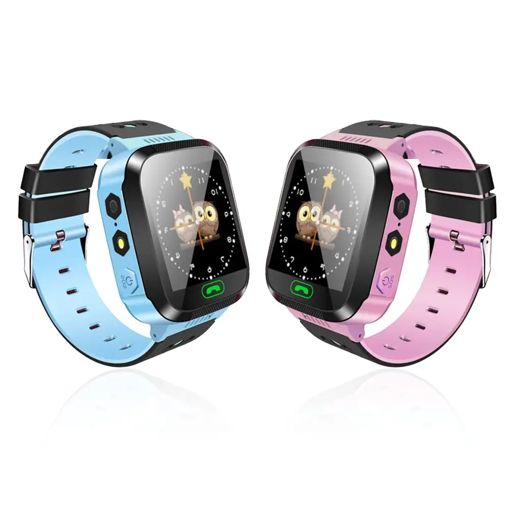Original Y21 with Protective film Kid LBS Smart Watch With Flashlight Baby Watch SOS Call Location Device Tracker Safe