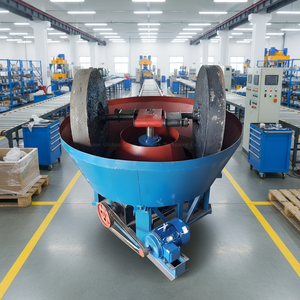 China-made Low-cost Double-wheel Stone Wet Grinding Machine Mining Equipment Stone <strong>Grinder</strong> Gold Mining Equipment - Product Image 1