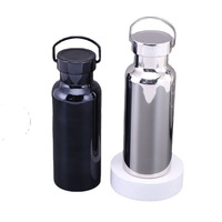 Thermos isotherme en acier inoxydable de 17 oz en forme de bouteille de cola, personnalisable, à double paroi, gourde/bouteille isotherme en forme de cola