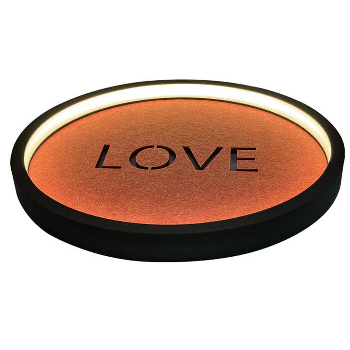 Moder Simple Design Inner Acoustic Panel Circular Led Light with Different Colors Change High Quality