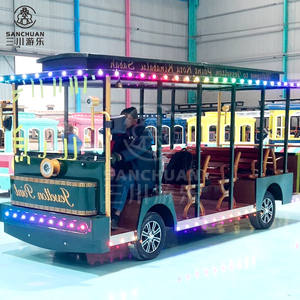 Fabrieks prijs attractiepark attracties toeristische elektrische tram stadsbus <span class=keywords><strong>trolley</strong></span> elektrische sightseeing auto te koop - Product Image 3