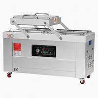 Machine de mise sous vide à double chambre à plaque plate XICANG XC-400, en acier inoxydable épaissi, avec pompe de 20 L pour aliments et viande