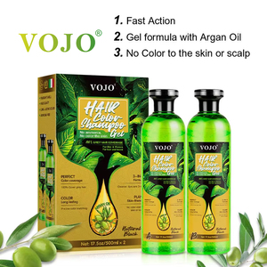 <span class=keywords><strong>VOJO</strong></span> Gel de Coloración Capilar de Larga Duración al por Mayor, Sin Contacto con el Cuero Cabelludo, con Aceite de Argán para Salón Profesional, Champú Tinte para Cabello Negro - Product Image 6