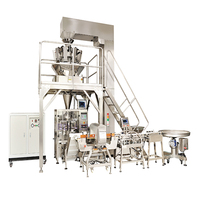 Machines d'emballage automatiques VFFS, machines de pesage, de remplissage et de scellage de sachets, machines d'emballage de chips de pommes de terre, de carottes et de brocoli