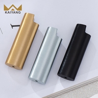 Accessoires pour fumeurs en gros, étui pour briquet en alliage poli, étui pour briquet électro-plaqué, support pour briquet J5