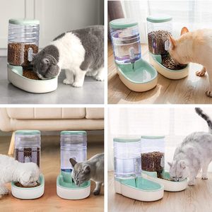 Premium 4L Alimentador automático para mascotas Juego de dispensador de agua Bebedero de alimentos por gravedad con fuente de alimentación de carga de tazón de comida para mascotas pequeño mediano - Product Image 2