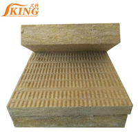 ISOKING Mineral Wool Tahan Api Tahan Air Tidak Mudah Terbakar Kelas A 800 Tahan Api Ketebalan 30mm-150mm Panel Dinding Modern untuk