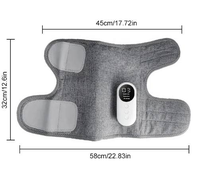 Masseur à air pour mollets et cuisses, enveloppements pour les jambes, sans fil, rechargeable, massage des pieds, rechargeable par USB, contrôle de la minuterie