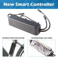 Kit moteur brushless 36V 350W IP54 étanche avec écran LCD pour roues avant/arrière de vélo électrique, taille de roue 20-29 pouces, batterie au lithium