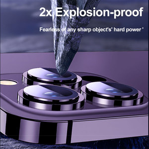 WEADDU Hawk Eye Len protecteur d'écran en verre trempé protecteur d'objectif de caméra pour iphone 16 15 14 pro max <span class=keywords><strong>Film</strong></span> de protection pour appareil photo - Product Image 5