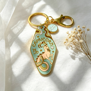 Retro Embossed Enamel Keychains Zinc Alloy Motel Style Gold Plated Metal <b>Key</b> <b>Rings</b> Cute <b>Bag</b> Charms for Women Gift - Product Image 3