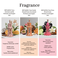 Parfums arabes de luxe bouteille d'huile de parfum Dubaï unique rouge et poudre de parfum vente en gros