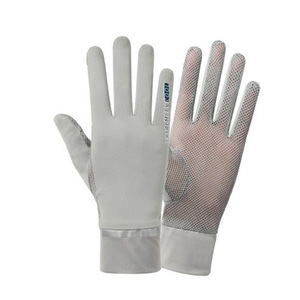 Gants de protection solaire pour femmes, fins, en soie glacée, pour l'été, le cyclisme, la conduite, la pêche, à doigts rabattables, sans doigts, séchage rapide, pour activités de plein air - Product Image 3