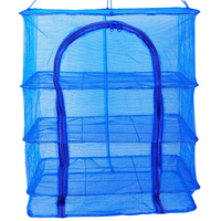 Filet de séchage pliable à 3 à 5 couches, filet de pêche en plastique pliable, filet de séchage multi-couches, filet de séchage alimentaire