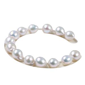 10-11mm White Freshwater Baroque <b>Loose</b> <b>Pearl</b> DIY Jewelry Material for Earrings Rings in Stock - Product Image 5