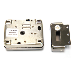 יצרני מנעולי בקרת גישה פליז פצ'דורה אלקטריקה מנעול חישוק חשמלי עם צילינדר כפול מנעול שער ראשי - Product Image 6