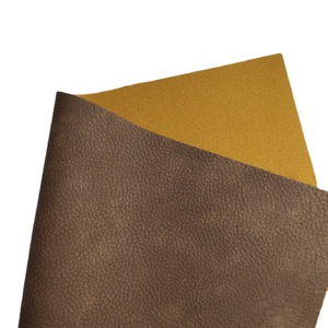 Rpet Leather <b>Fabric</b> 1.0mm <b>Medium</b> Weight Embossed Pu Coated Suede For Sofa Furniture Eco Friendly - Product Image 4