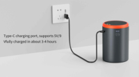 Kit de camping 5 en 1 directement de l'usine, batterie 15000mAh, chargeur sans fil 15W, câble USB rapide, ventilateur, lampe, piège à moustiques, personnalisable