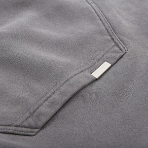 Sudaderas con capucha de invierno de gran tamaño de algodón 100% para hombres de talla grande personalizado esqueleto corazón gráfico negro Halloween polar estampado - Product Image 4