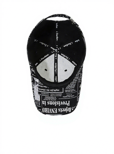 Cappellino da Baseball con Stampa Giornale per Uomo e Donna - Cappello da Sole alla Moda con Scritte per Sport all'Aperto e Protezione UV - Cappellino da Baseball <span class=keywords><strong>di</strong></span> Qualità - Product Image 6