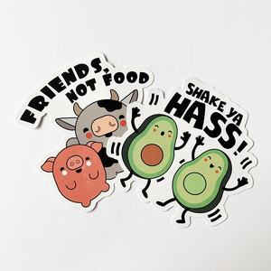 สติกเกอร์ไวนิล PVC แบบไดคัท กันน้ำ ทนทานต่อเครื่องล้างจาน พิมพ์ลายตามสั่ง สำหรับโปรโมชั่น - Product Image 1