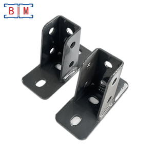 Основание для профиля Unistrut 1-5/8''x1-5/8'' с черным порошковым покрытием, изготовленное на заказ - Product Image 4