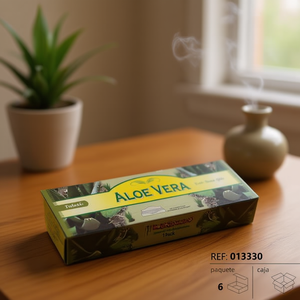 Tulasi Aloe Vera Incense Sticks 10g Pack Natural Fragrance For Home Use - Product Image 3