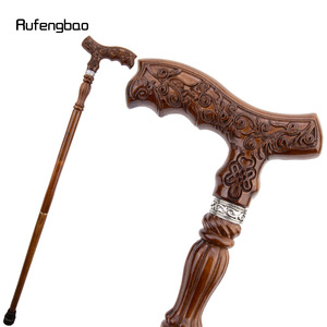 Canne de marche en bois motif nœud chinois « Comme un léopard » pour hommes – Tendance et élégante - Product Image 1