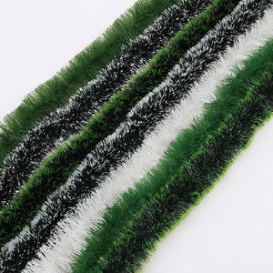 Guirnalda verde artificial decorativa para árbol de <span class=keywords><strong>Navidad</strong></span>, guirnalda de oropel navideño para decoración navideña - Product Image 6